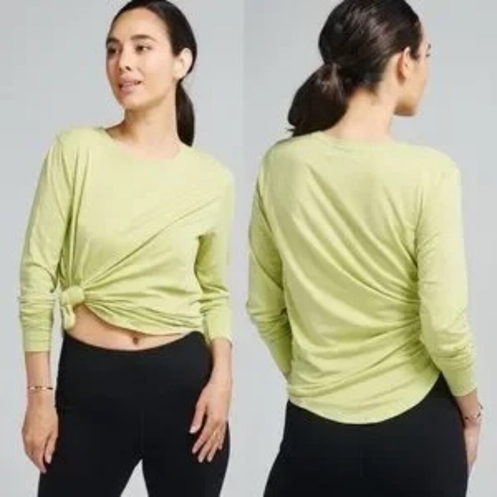 Tasc LongLine Long Sleeve Active Relaxed Tee Top